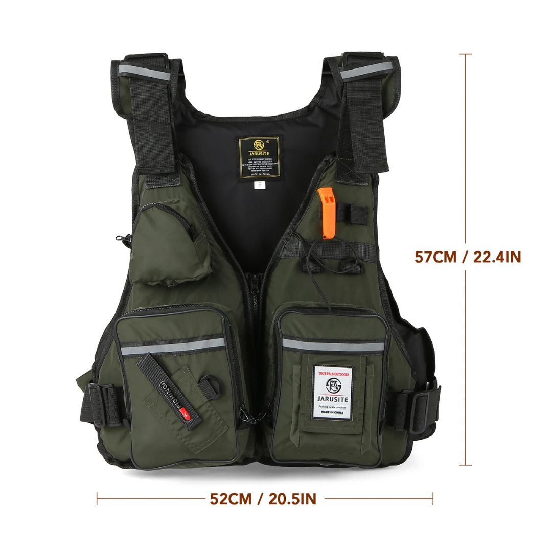 Outdoor Vest - Vissen - OutdoorHavenNL