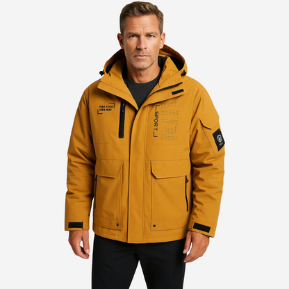 Heren Outdoor jas – Winddicht & Waterdicht – Gevoerd