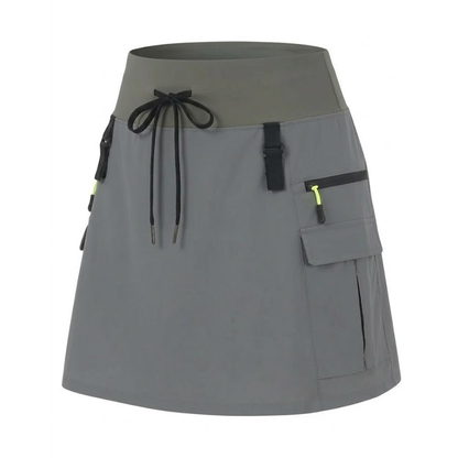 Dames Cargo Skort – Hoge Taille – Met Ingebouwde Binnenbroek