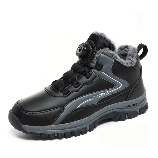 Heren Winter Outdoor Schoenen – Fleece Gevoerd – Anti-Slip Zool