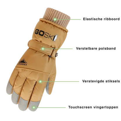 Unisex Skihandschoenen – 20°C Fleece-voering - Touchscreen