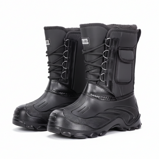 Heren Winterlaarzen – Lichtgewicht – Antislip & Warm Gevoerd
