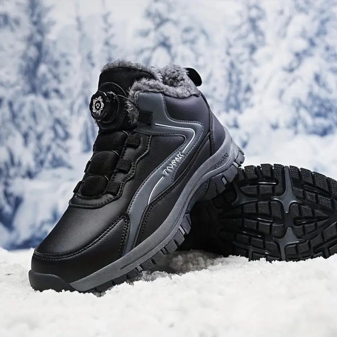 Heren Winter Outdoor Schoenen – Fleece Gevoerd – Anti-Slip Zool