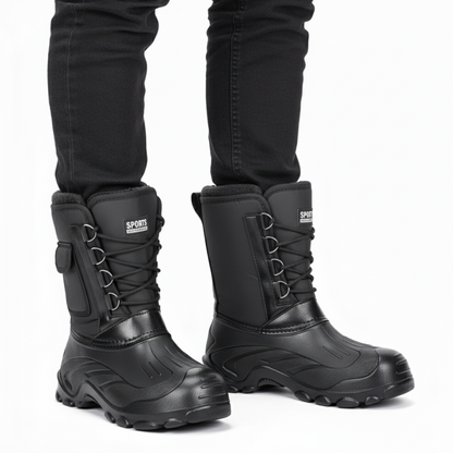 Heren Winterlaarzen – Lichtgewicht – Antislip & Warm Gevoerd