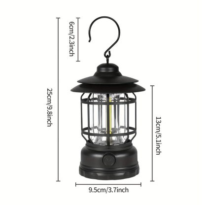 LED Kampeerlamp – Oplaadbaar – Waterdicht & Dimbaar