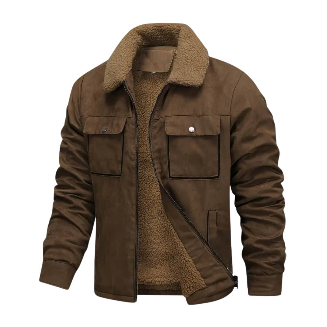 Heren Outdoor Jas – Fleece Gevoerd – Herfst/Winter
