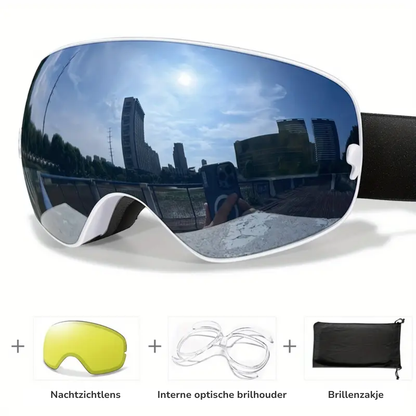 Unisex Ski Bril – Anti-condens – UV400 & Nachtzichtbescherming