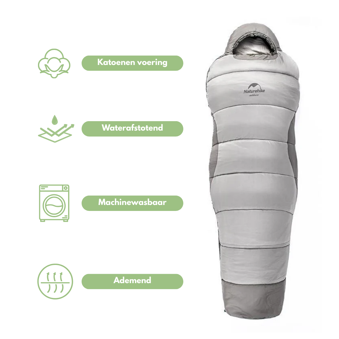 Penguin Outdoor Slaapzak – Warm tot -13°C – Kamperen & Trektochten