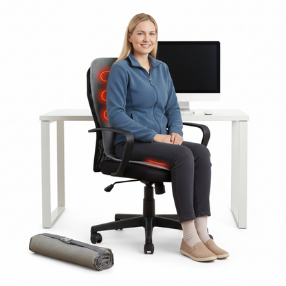 Verwarmd Zitkussen – USB Aangedreven – Draagbaar & Comfortabel