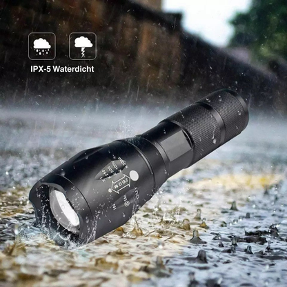 Mini LED Zaklamp – Zoom Focus & IPX5 – Aluminium Penlight