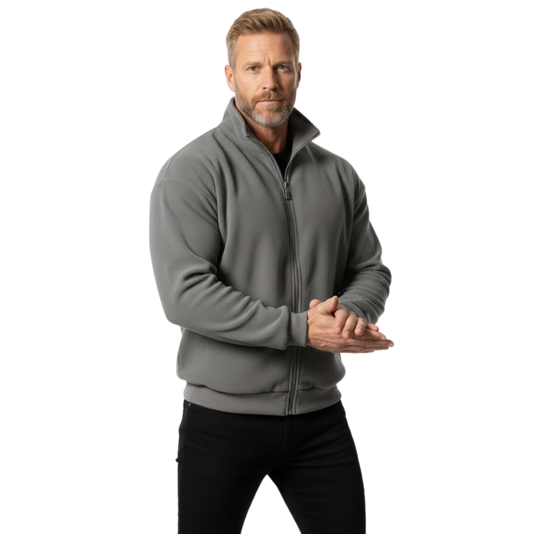 Heren Fleece Vest – Winter/Herfst – Opstaande Kraag
