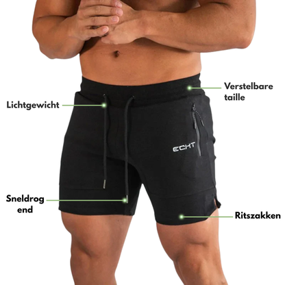 Heren Sportshort – Ritszakken - Korte Sportbroek