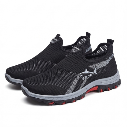 Heren Lage Wandelschoenen – Instapper – Ademend