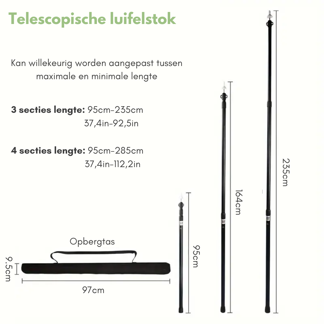 Telescopische Palen - Tentstokken - OutdoorHavenNL