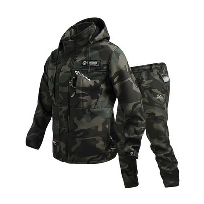 Heren Tactisch Set – Jas & Broek – Fleece Gevoerd & Winddicht