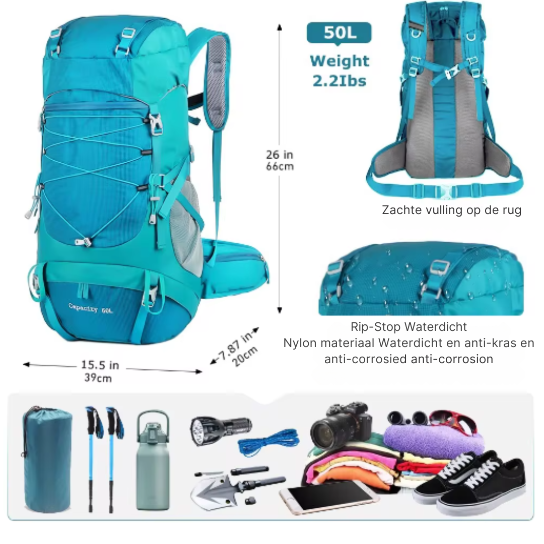 50L Backpack - Outdoor - Trekking - OutdoorHavenNL