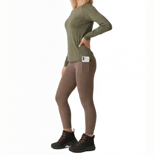 Dames Hiking Leggings – Telefoonzak – Stretch