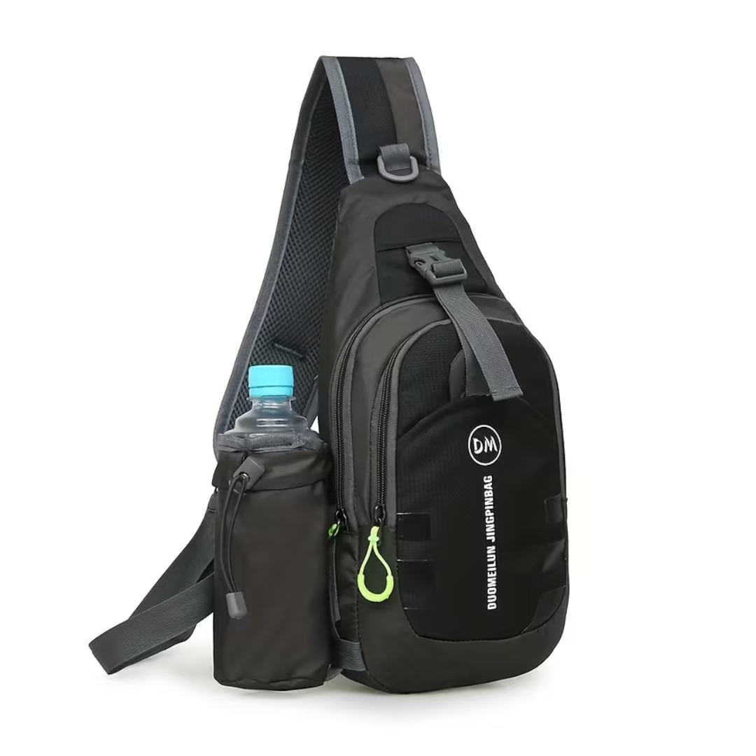 Borsttas voor heren – Compact crossbody – Grote inhoud