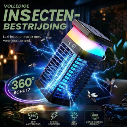 Solar Muggenlamp Terras - Insectenverdelger Elektrisch - Campinglantaarn