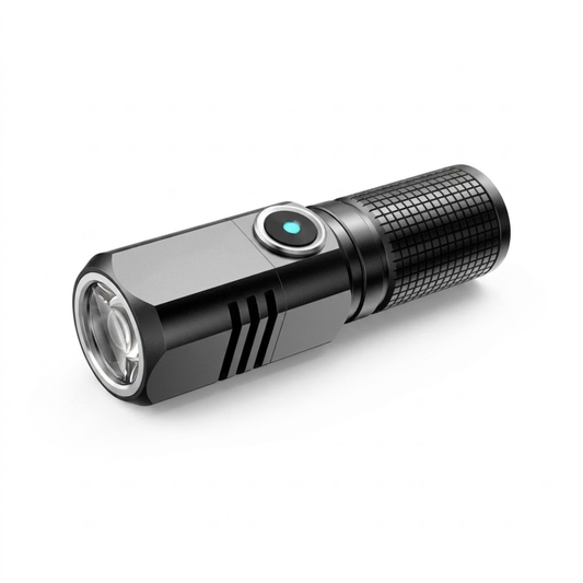 Mini LED Zaklamp Oplaadbaar - 10000 Lumen - USB-C & Zoombaar