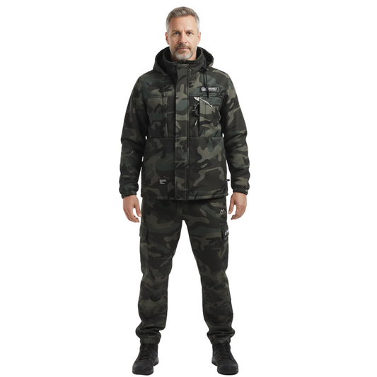 Heren Tactisch Set – Jas & Broek – Fleece Gevoerd & Winddicht