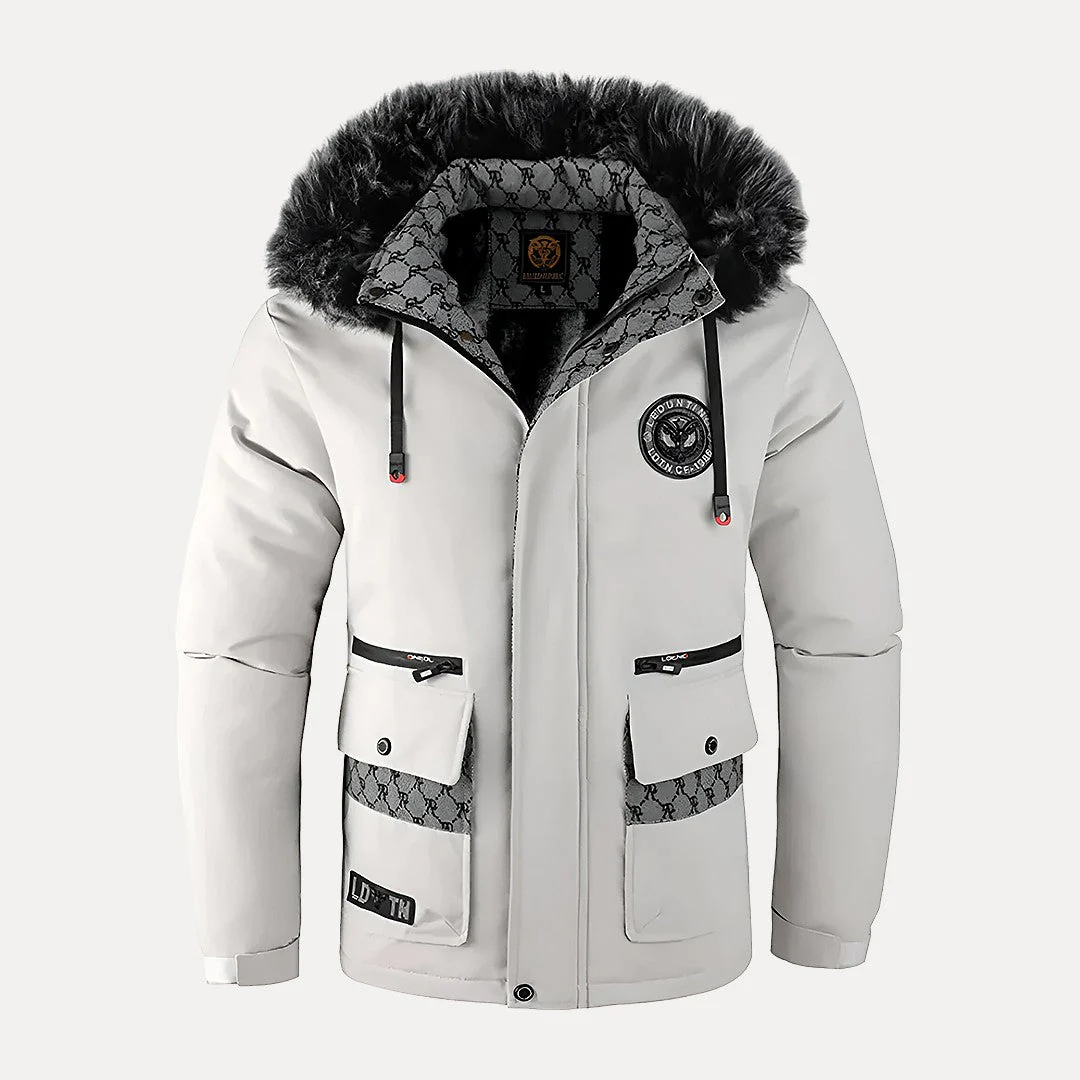 Parka Jas Heren - Waterdicht & Winddicht - Capuchon met Imitatiebont