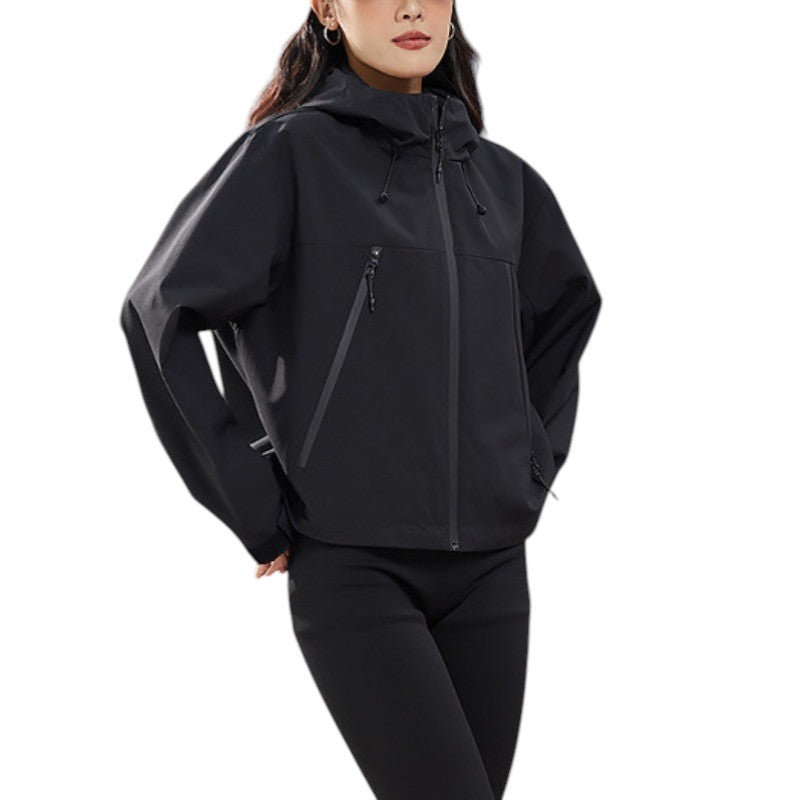 Regenjas dames waterdicht en ademend, kort model