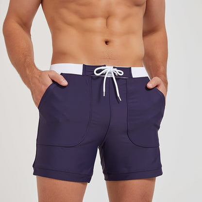 Heren Zwemshort - Sneldrogende Zwembroek - Contrasterende Band