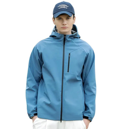 Softshell jas unisex met capuchon en meshvoering