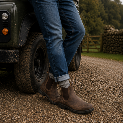 Chelsea boots heren met gedempt voetbed