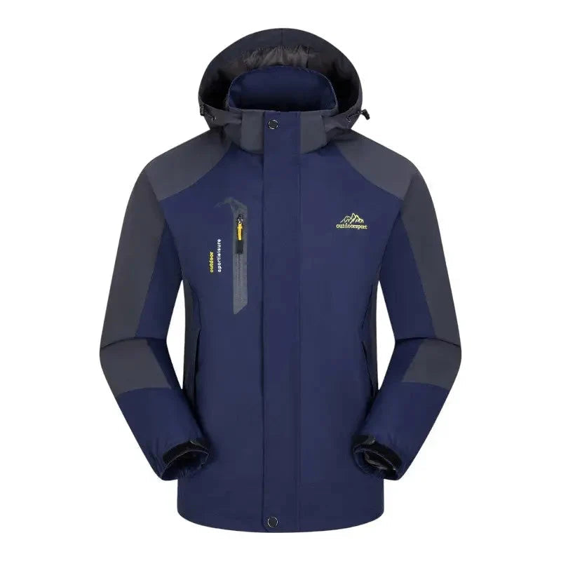 Regenjas voor heren met afneembare capuchon