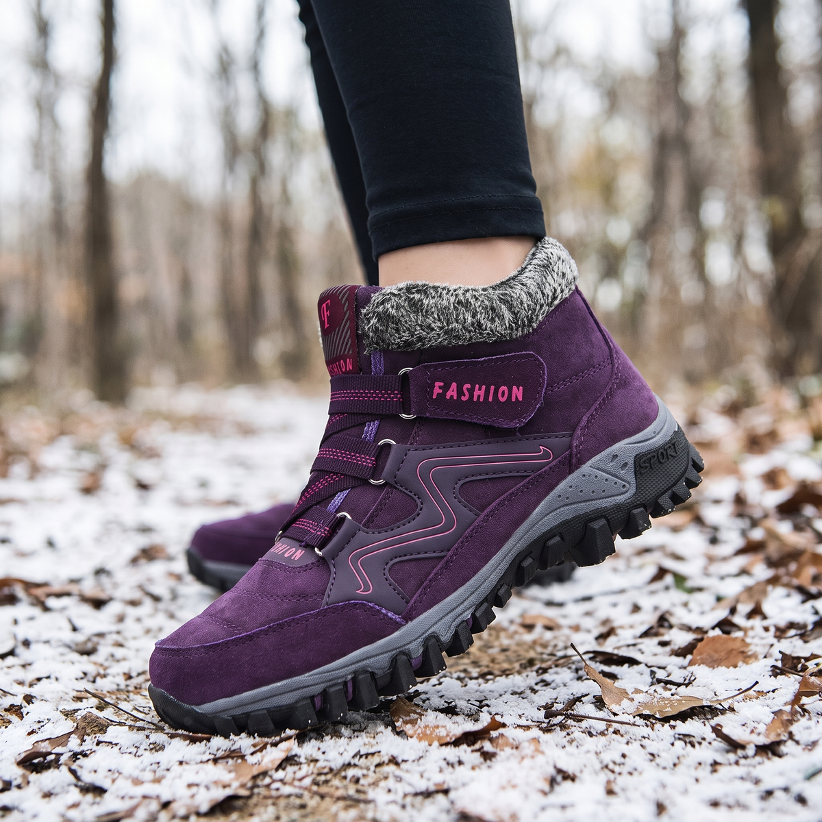 Snowboots Dames - Gevoerd - Waterdicht Wandelmodel