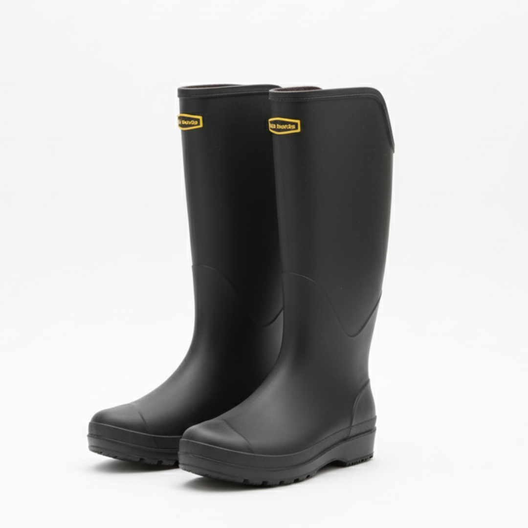 Regenlaarzen Dames Kniehoog - Waterdicht & Antislip - PVC