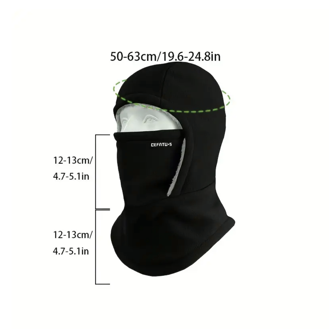 Unisex Winter Bivakmuts - 3-in-1 Capuchon- Oorbescherming