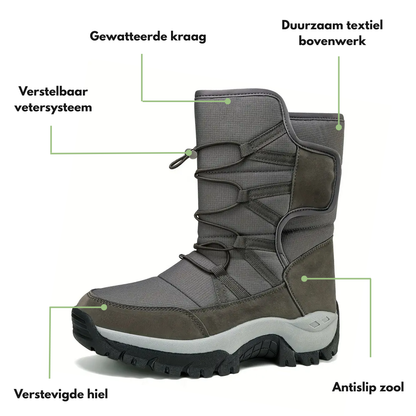 Heren Sneeuwlaarzen – Halfhoog – Warm & Waterdicht