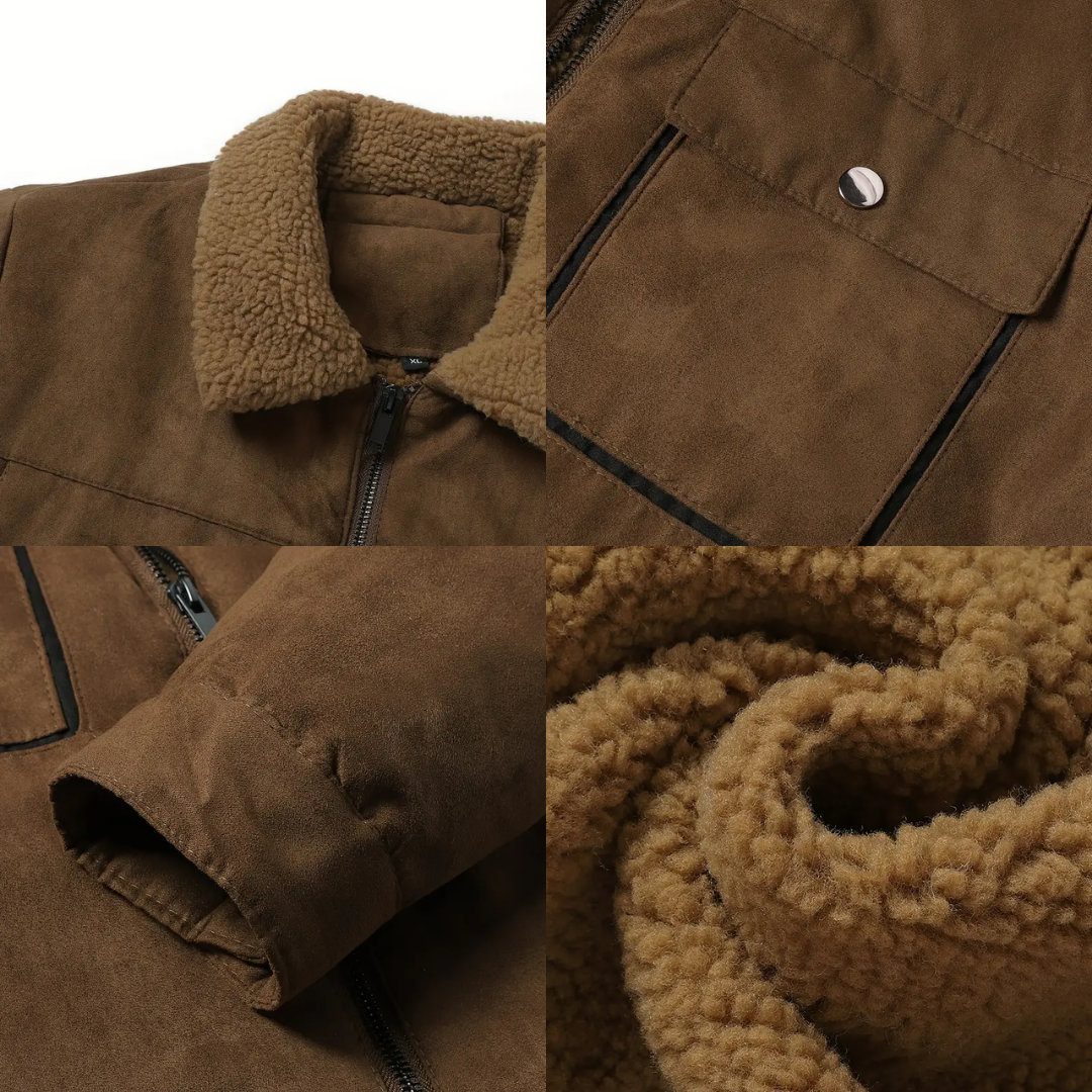 Heren Outdoor Jas – Fleece Gevoerd – Herfst/Winter