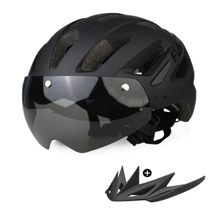 Fietshelm 4-in-1 – Verwisselbare Vizier & Bril – Veiligheid