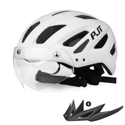 Fietshelm 4-in-1 – Verwisselbare Vizier & Bril – Veiligheid