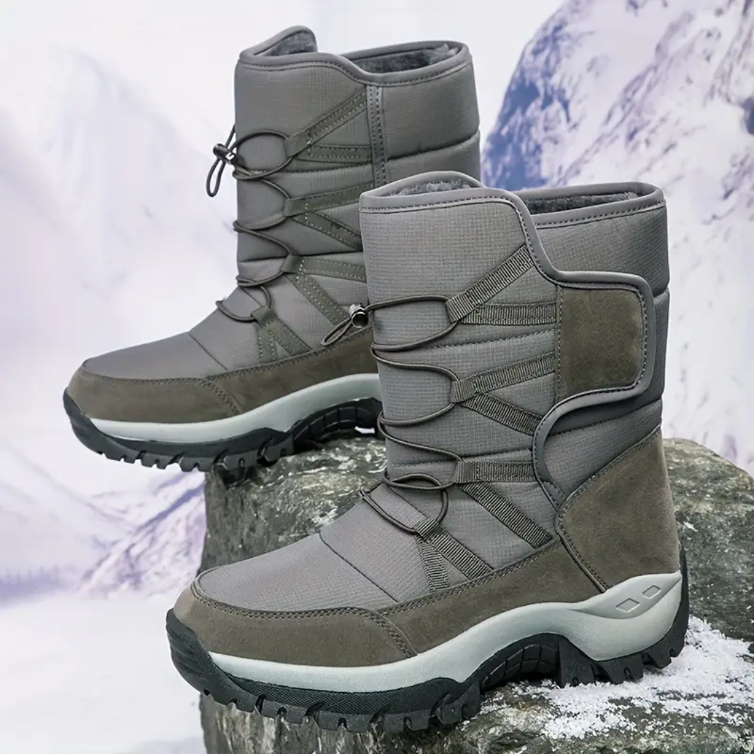 Heren Sneeuwlaarzen – Halfhoog – Warm & Waterdicht