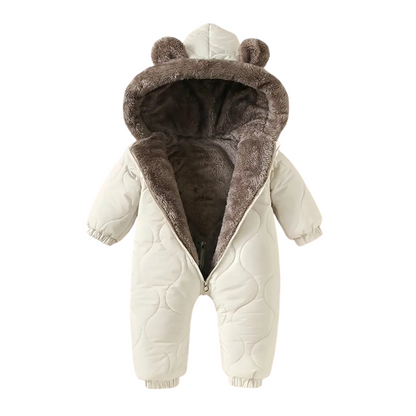 Unisex Baby Winter Romper Outdoor – Met Capuchon & Oortjes
