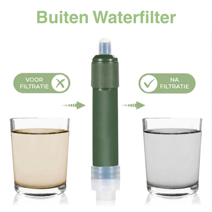 Waterfilter Camping Survival 4000L - Draagbaar - Noodwater Filter