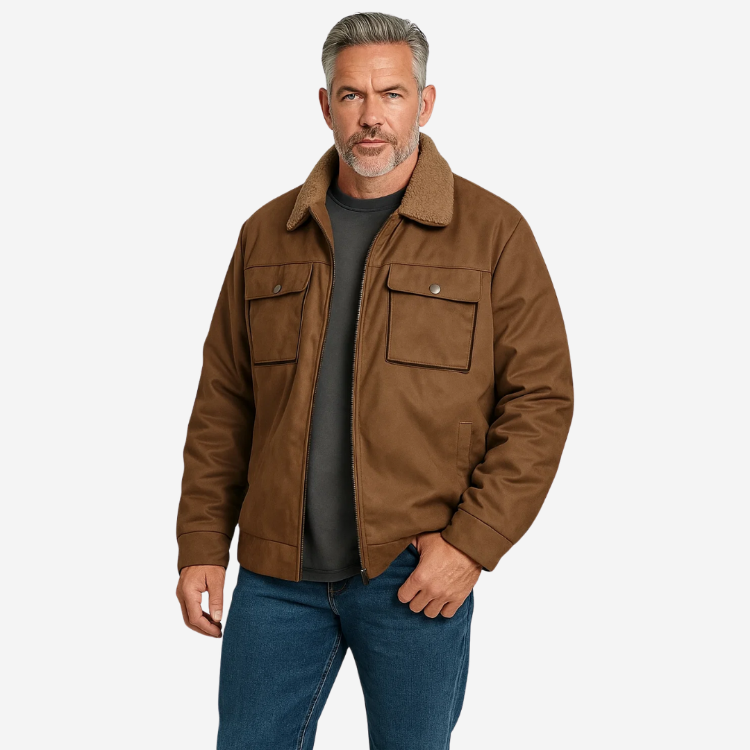 Heren Outdoor Jas – Fleece Gevoerd – Herfst/Winter