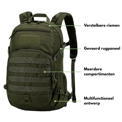 Tactische Rugzak 25L - Waterafstotend - MOLLE Systeem