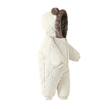 Unisex Baby Winter Romper Outdoor – Met Capuchon & Oortjes