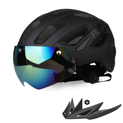Fietshelm 4-in-1 – Verwisselbare Vizier & Bril – Veiligheid