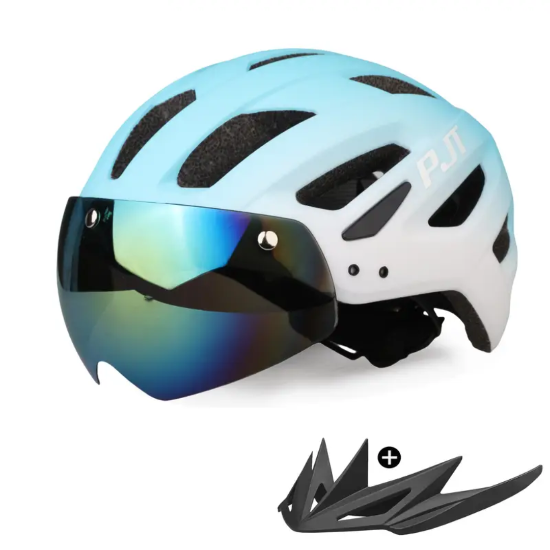 Fietshelm 4-in-1 – Verwisselbare Vizier & Bril – Veiligheid