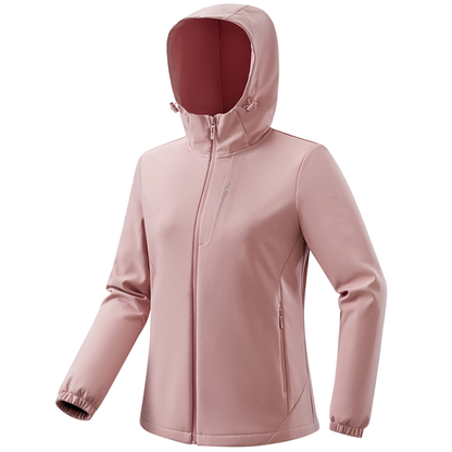 Sportieve softshell tussenjas dames met fleecevoering