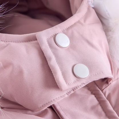 Baby Winter Romper – Geschikt tot -30°C – met Capuchon & Imitatiebont