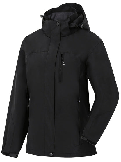 Regenjas Dames Waterdicht 5.000 mm - Functiejas met Capuchon
