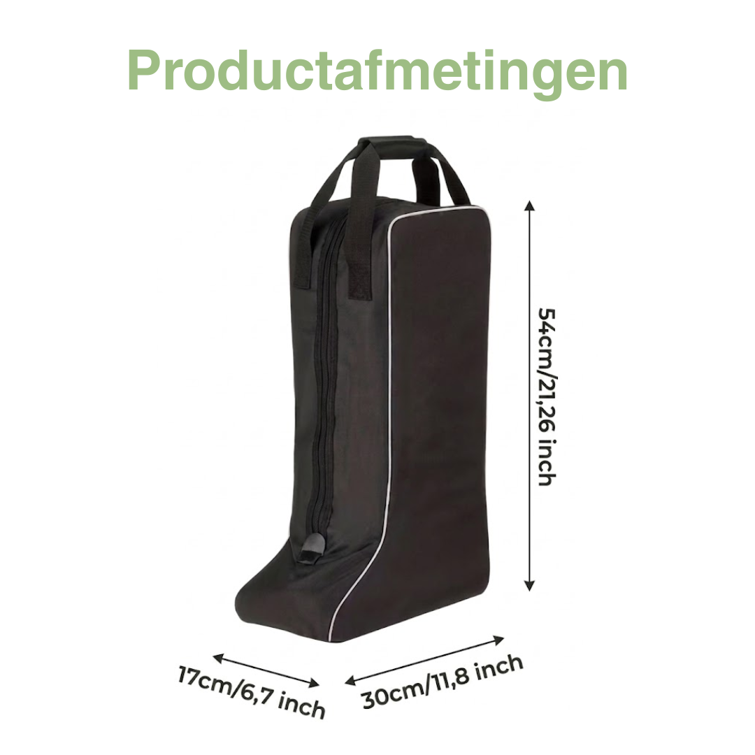 Rijlaarzen Tas Paardrijden - Rijlaarzen Drager - Waterdicht